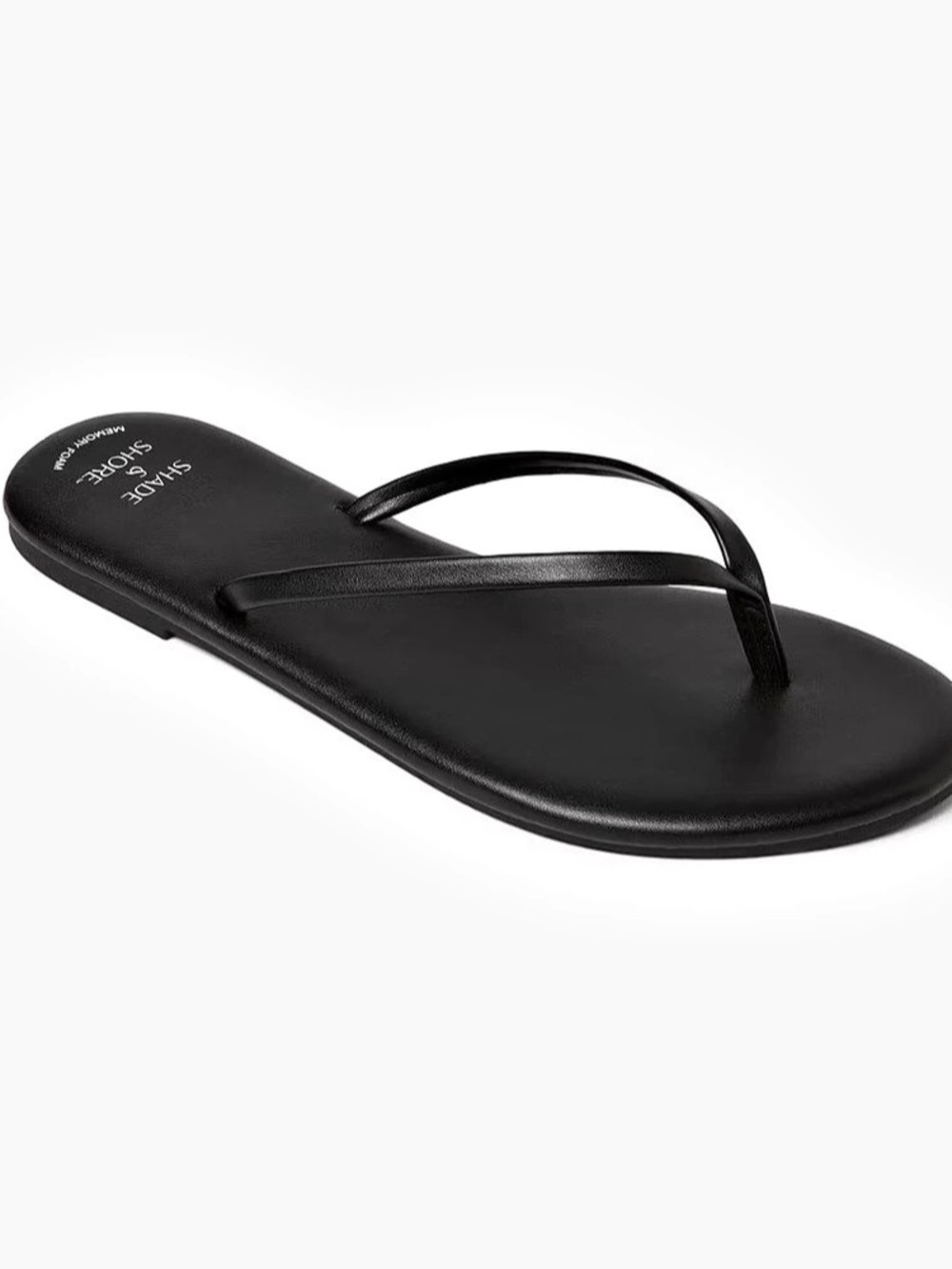 Women’s Cali Sandals with Memory Foam Insole - Shade & Shore™ 8 Black